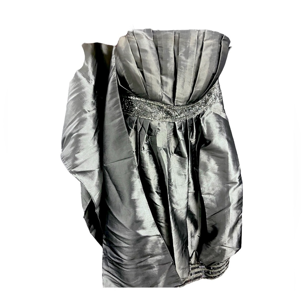 Grey prom dress size 12